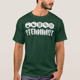 T-shirt Funny Science Steminist Stem Technology Teacher Pr