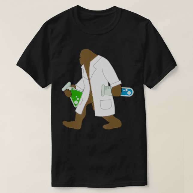 T-shirt Funny Science Test Tube Beaker Lab Coat Scientifiq (Design devant)
