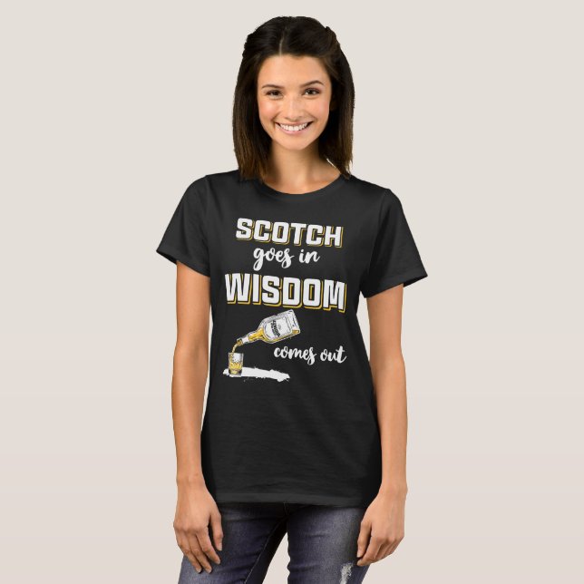 T-shirt Funny Scottish Whiskey (Devant entier)