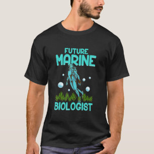 T-shirt Funny Scuba Diving Gift Dive Biology Future Marine