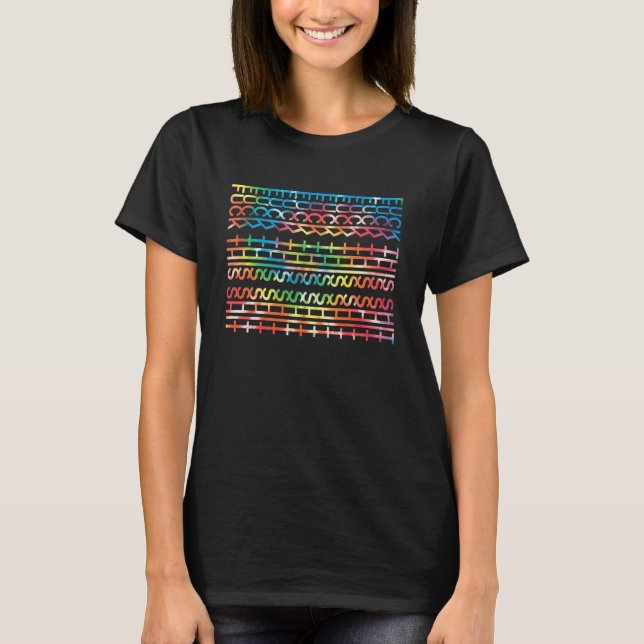 T-shirt Funny Secret Text Tie-Dye FTS Message Cach (Devant)
