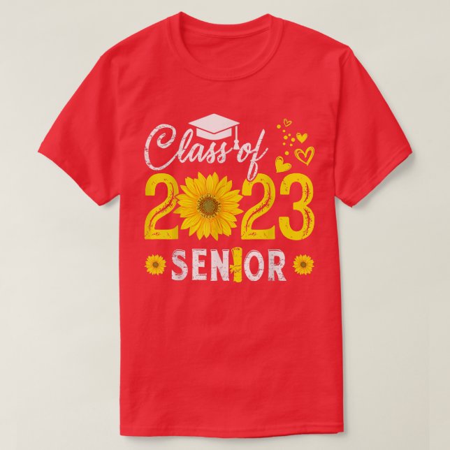 T-shirt Funny Senior Graduation Classe cadeau de 2023 Seni (Design devant)