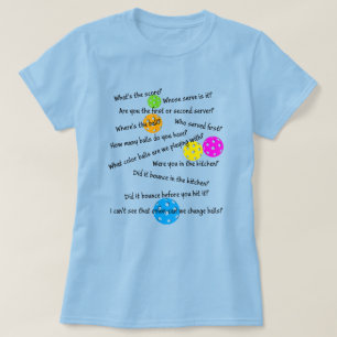 T-shirt Funny Senior Pickleball Chaos Sac fourre-tout