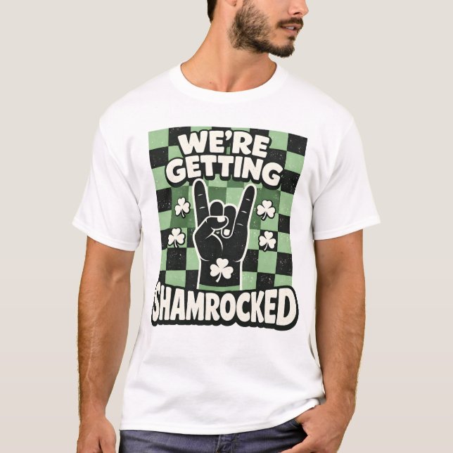 T-shirt Funny Shamrocked Bachelorette Party Irish Drinking (Devant)