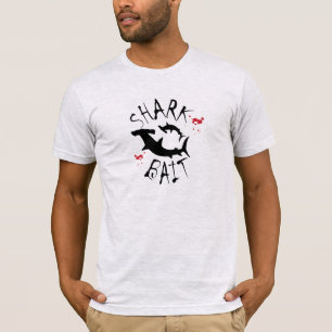T-shirt Funny Shark Bait Hammerhead Shark Bite