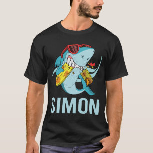 T-shirt Funny Shark - Nom Simon