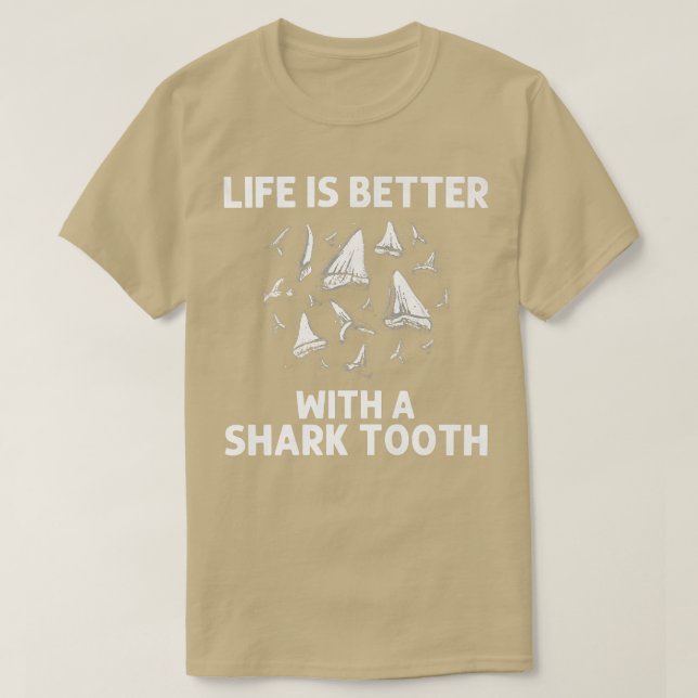 T-shirt Funny Shark Tooth (Design devant)