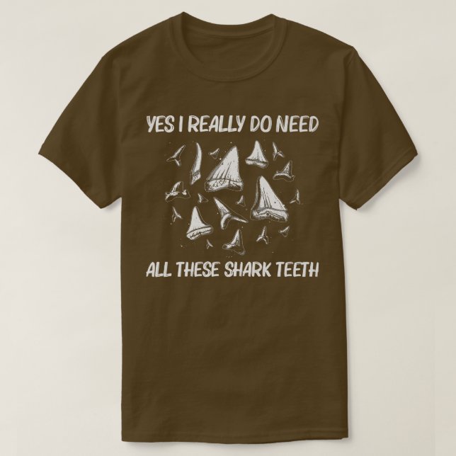 T-shirt Funny Shark Tooth (Design devant)
