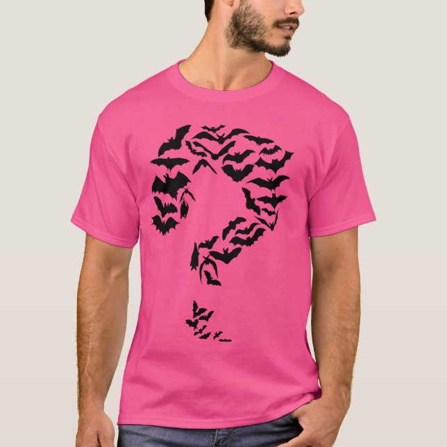T-shirt Funny Sheldon Nerdy Bats Question Mark Comic Hero (Devant)