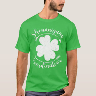 T-shirt Funny Shenanigans coordinateur St Patrick's Day Te