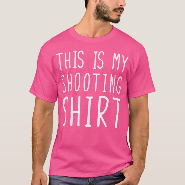 T-shirt Funny Shooting This Is My Shooting (Devant)