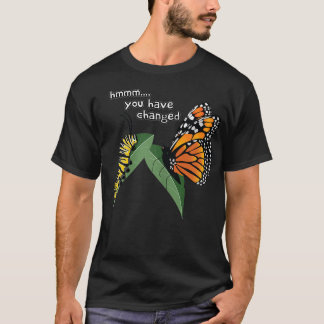 T-shirt Funny Silly Caterpillar Monarch Humour T