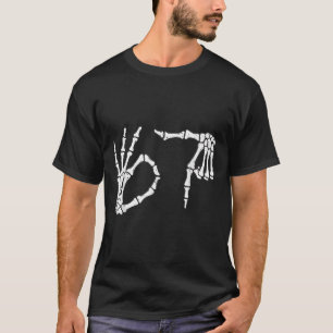 T-shirt Funny Six Sept 6 7 Mème 67 Squelette Hallowee