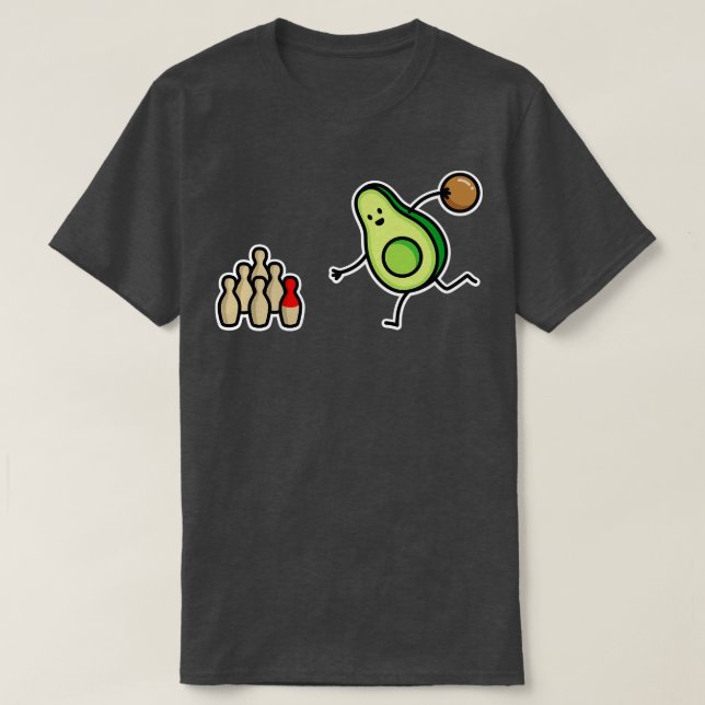 T-shirt Funny Skittttes avocado Skittle player cadeau (Design devant)