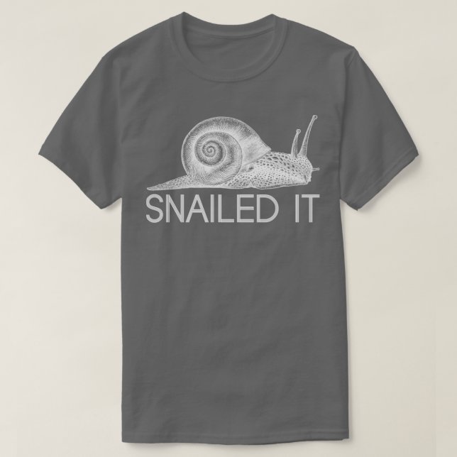 T-shirt Funny Snail Snail Engrais Animaux Cadeau Slug (Design devant)
