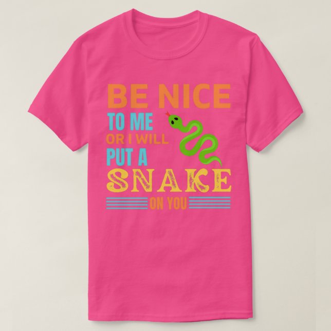 T-shirt Funny snake citation reptile gardien b cadeau de j (Design devant)