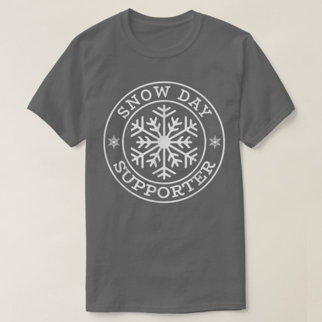 T-shirt Funny Snow Day Supporter Teacher Student Winter Sn (Design devant)