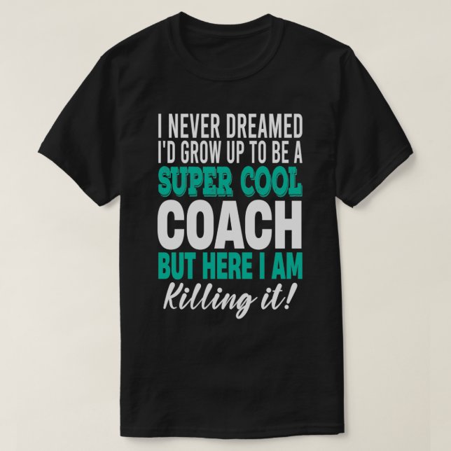 T-shirt Funny Softball Coach Appréciation Merci 2 (Design devant)
