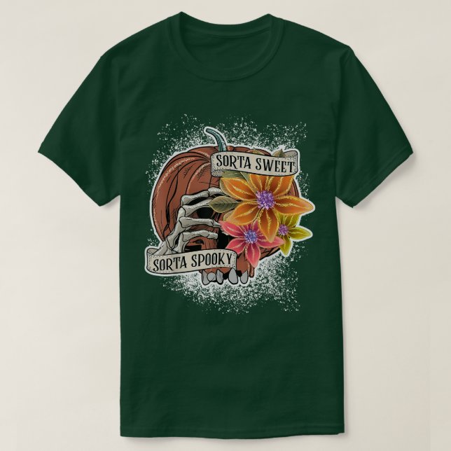 T-shirt Funny Sorta Sweet Sorta Éffrayant Flower Hall Citr (Design devant)