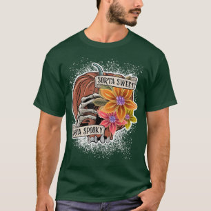 T-shirt Funny Sorta Sweet Sorta Éffrayant Flower Hall Citr