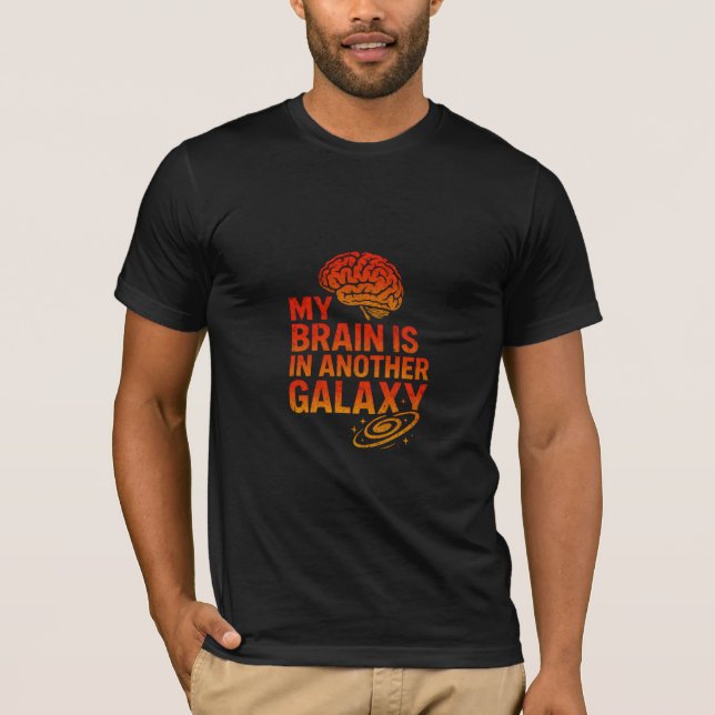 T-shirt funny space quote (Devant)