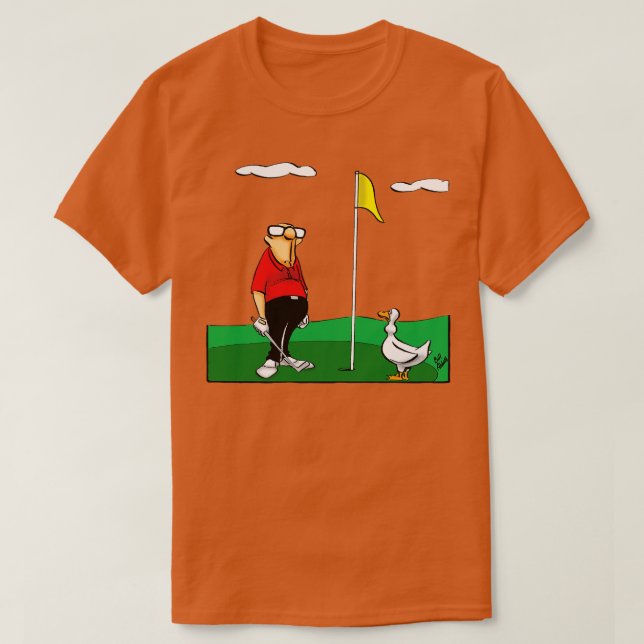 T-shirt Funny Spectickles Golf Goose toon Humour (Design devant)