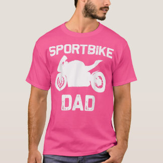 T-shirt Funny Sport Bike Art Dad Men Racing Biker Motorbik