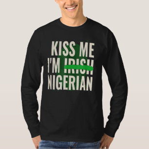 T-shirt Funny St Patrick S Day Kiss Me Iu2019m Irish Niger