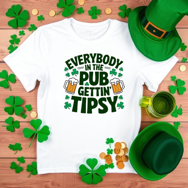 T-shirt Funny St. Patrick’s Day Pub Boisson Party (Créateur téléchargé)