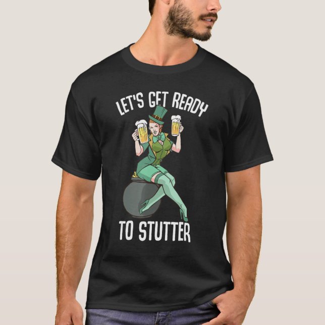 T-shirt Funny St Patrick's Day Accessoires Lire (Devant)