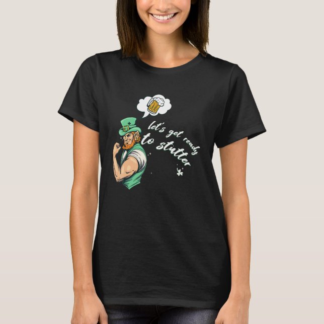 T-shirt Funny St Patrick's Day Accessoires Lire (Devant)