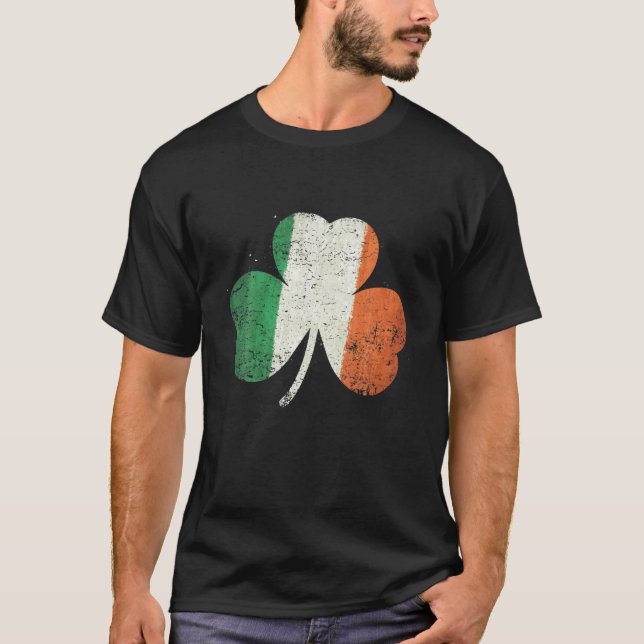 T-shirt Funny St. Patrick's Day Irlandais Irlande Shamrock (Devant)