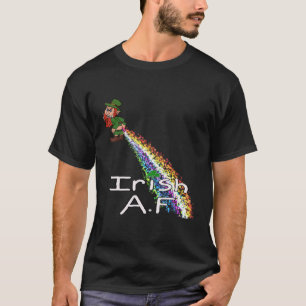 T-shirt Funny St Patty Day Irlandais Af Leprechaun Farting