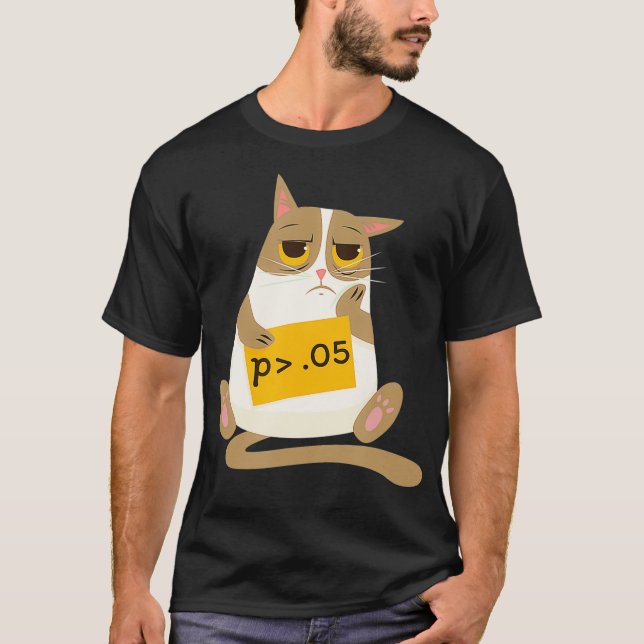 T-shirt Funny Statistics Researcher (Devant)