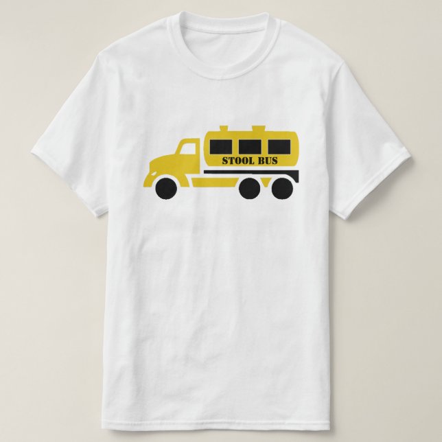 T-shirt Funny Stool Bus Septique Truck (Design devant)