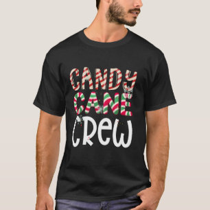 T-shirt Funny Sucre de canne Crew Correspondance Coeurs de