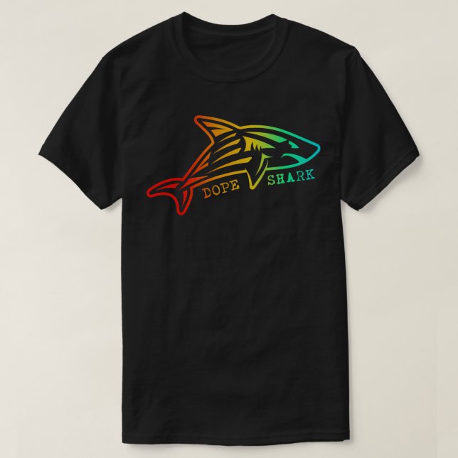 T-shirt Funny Summer Shark (Design devant)