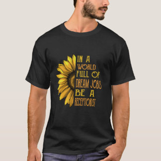 T-shirt Funny Sunflowers Réceptionis