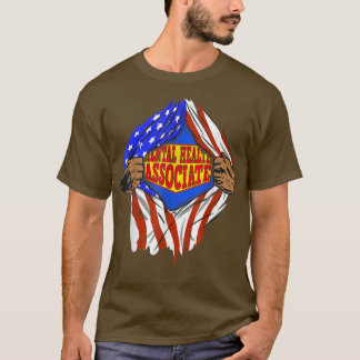 T-shirt Funny Super Mental Health Associé Héros Job1390 6