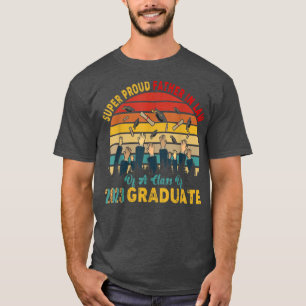 T-shirt Funny Super Père Fier En Droit D'Une Classe De 202
