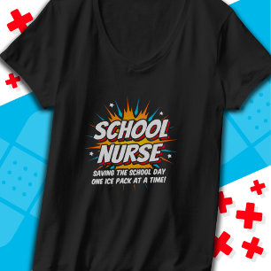 T-shirt Funny Superhero École infirmière appréciation