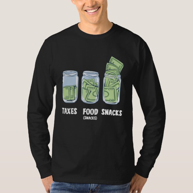 T-shirt Funny Sweets Money Bank (Devant)