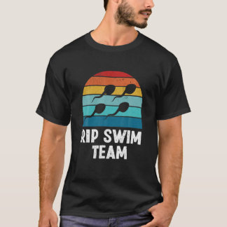 T-shirt Funny Swim Team Vasectomie Vintage Jour