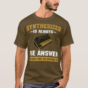 T-shirt Funny Synthétiseur analogique Dit Studio Music Pro