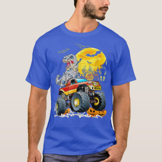 T-shirt Funny T Rex Saurus équitation Monster Camion Happy