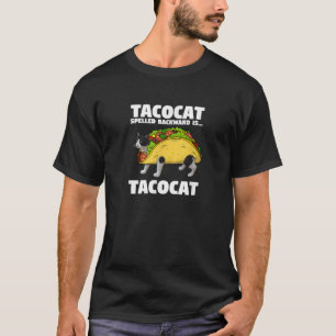 T-shirt Funny Taco Cat Graphisme T Chemise