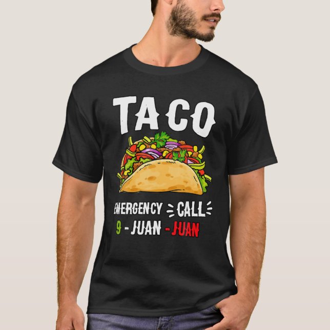 T-shirt Funny Taco Cinco De Mayo Festival Mexicain De La N (Devant)
