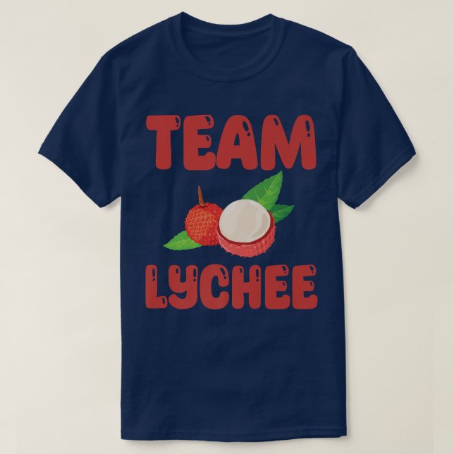 T-shirt Funny Team Lychee Outfit Tropical Fruit Lover Prem (Design devant)