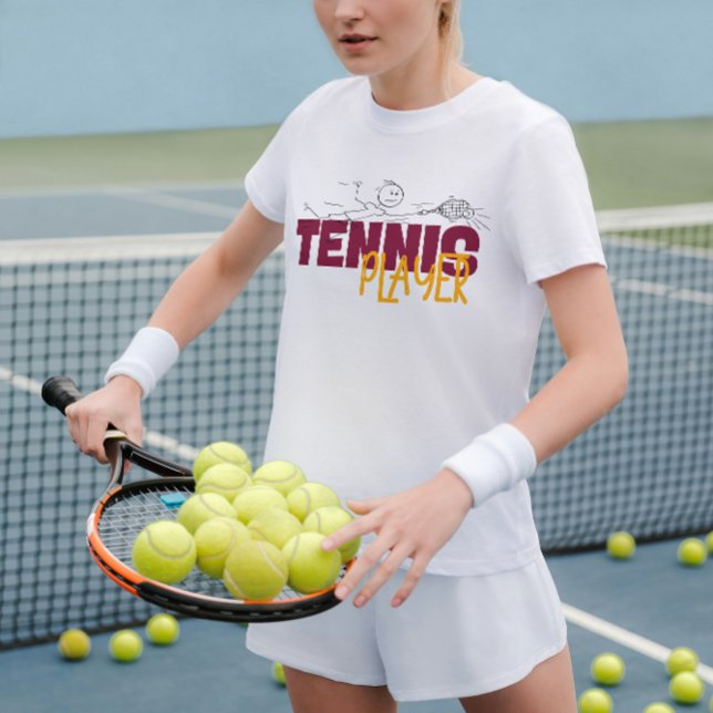 T-shirt Funny Tennis Player Shirt  (Créateur téléchargé)