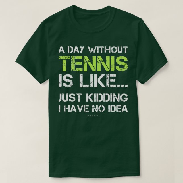 T-shirt Funny Tennis s  (Design devant)